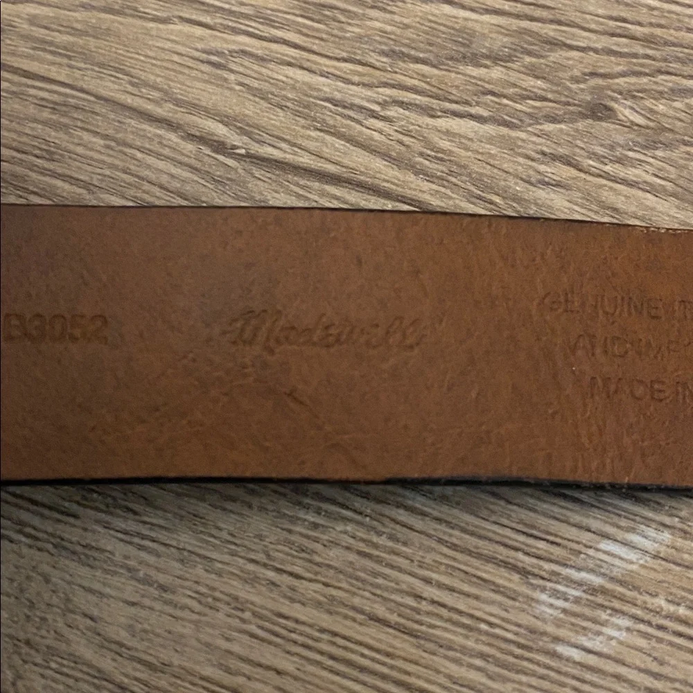 Madewell Perfect Leather Belt in Pecan - Picture 10 of 10